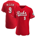 Cincinnati Reds #9 Matt McLain Player Red Limited Elite Home Stitched Baseball Jersey