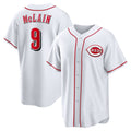 Cincinnati Reds #9 Matt McLain White Home Replica Baseball Jersey