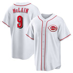 Cincinnati Reds #9 Matt McLain White Home Replica Baseball Jersey