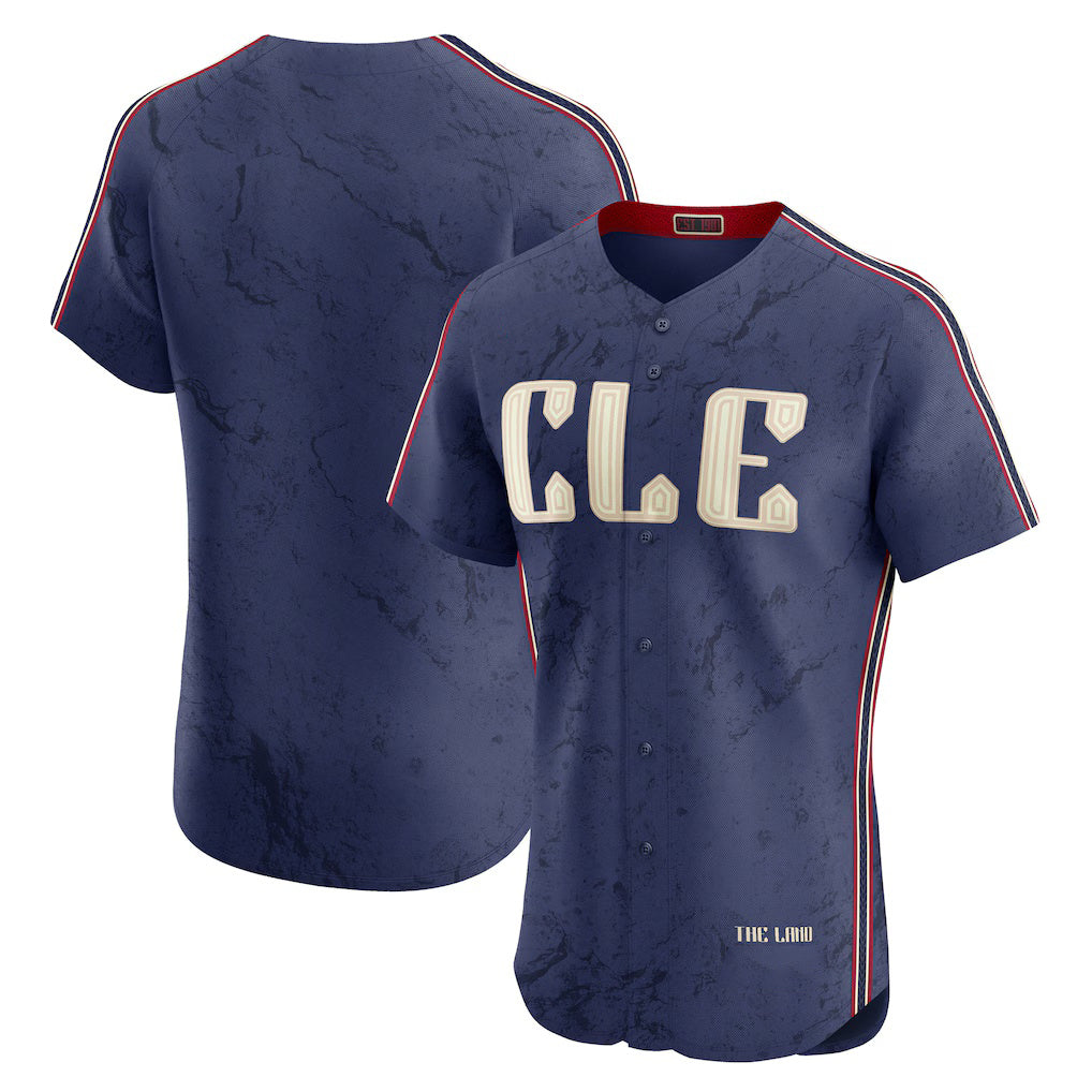 Cleveland Guardians Navy City Connect Elite Baseball Jersey