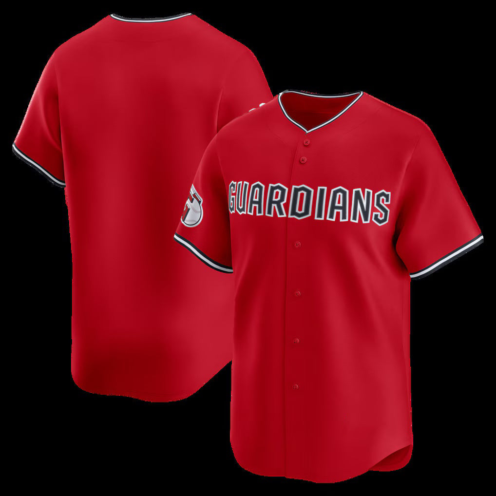 Cleveland Guardians Red Alternate Limited Baseball Jersey