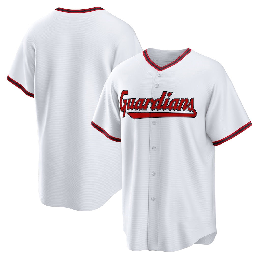 Cleveland Guardians White Home Replica Baseball Jersey