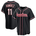 Cleveland Guardians #11 José Ramírez 2026 Black Out Stitched Baseball Jersey