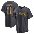 Cleveland Guardians #11 Jose Ramirez Player Charcoal All-Star Limited Home Stitched Baseball Jersey