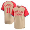 Cleveland Guardians #11 Jose Ramirez Player Cream American League All-Star Limited Home Stitched Baseball Jersey