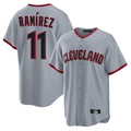 Cleveland Guardians #11 Jose Ramirez Player Gray Home Game Stitched Baseball Jersey