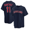 Cleveland Guardians #11 Jose Ramirez Player Navy Game Home Stitched Baseball Jersey