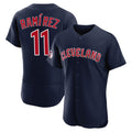 Cleveland Guardians #11 Jose Ramirez Player Navy Limited Elite Home Stitched Baseball Jersey