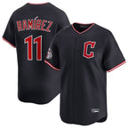 Cleveland Guardians #11 Jose Ramirez Player Navy Limited Home Stitched Baseball Jersey