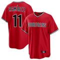 Cleveland Guardians #11 Jose Ramirez Player Red Home Game Stitched Baseball Jersey