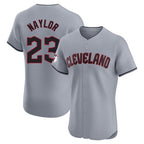 Cleveland Guardians #23 Bo Naylor Player Gray Road Limited Elite Home Stitched Baseball Jersey