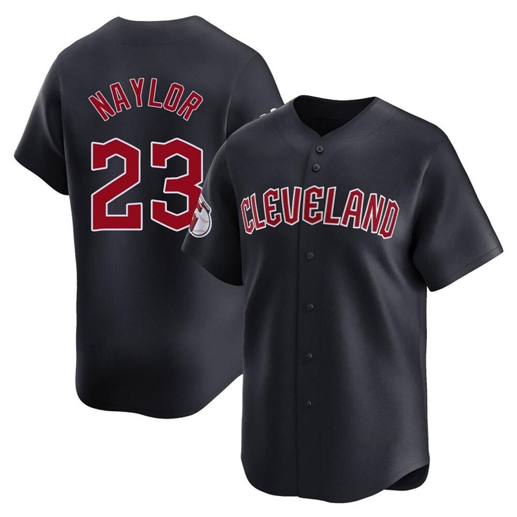 Cleveland Guardians #23 Bo Naylor Player Navy Limited Home Game Stitched Baseball Jersey