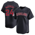 Cleveland Guardians #24 Triston McKenzie Player Navy Limited Home Game Stitched Baseball Jersey