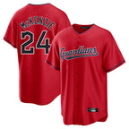 Cleveland Guardians #24 Triston McKenzie Player Red Home Game Stitched Baseball Jersey