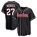 Cleveland Guardians #27 Austin Hedges Player Black Fashion Out Home Game Stitched Baseball Jersey