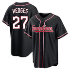 Cleveland Guardians #27 Austin Hedges Player Black Fashion Out Home Game Stitched Baseball Jersey