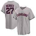 Cleveland Guardians #27 Austin Hedges Player Gray Game Home Stitched Baseball Jersey