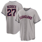 Cleveland Guardians #27 Austin Hedges Player Gray Game Home Stitched Baseball Jersey