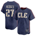 Cleveland Guardians #27 Austin Hedges Player Navy City Connect Limited Home Stitched Baseball Jersey