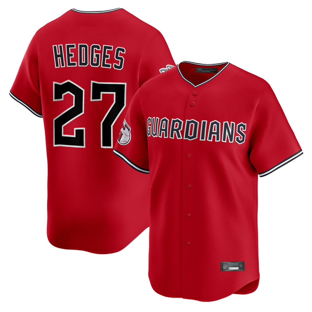 Cleveland Guardians #27 Austin Hedges Player Red Limited Home Stitched Baseball Jersey