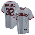 Cleveland Guardians #32 Gavin Williams Player Gray Home Game Stitched Baseball Jersey