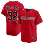 Cleveland Guardians #32 Gavin Williams Player Red Limited Home Stitched Baseball Jersey