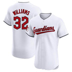 Cleveland Guardians #32 Gavin Williams Player White Limited Elite Home Stitched Baseball Jersey
