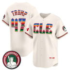 Cleveland Guardians #47 Donald Trump Cream Mexico Vapor Premier Limited Stitched Baseball Jersey