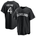 Cleveland Guardians #4 Brayan Rocchio Player Black Home Game Stitched Baseball Jersey