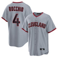 Cleveland Guardians #4 Brayan Rocchio Player Gray Home Game Stitched Baseball Jersey