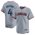 Cleveland Guardians #4 Brayan Rocchio Player Gray Road Limited Home Game Stitched Baseball Jersey
