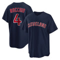 Cleveland Guardians #4 Brayan Rocchio Player Navy Game Home Stitched Baseball Jersey