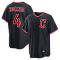 Cleveland Guardians #4 Brayan Rocchio Player Navy Home Game Stitched Baseball Jersey