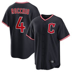 Cleveland Guardians #4 Brayan Rocchio Player Navy Home Game Stitched Baseball Jersey