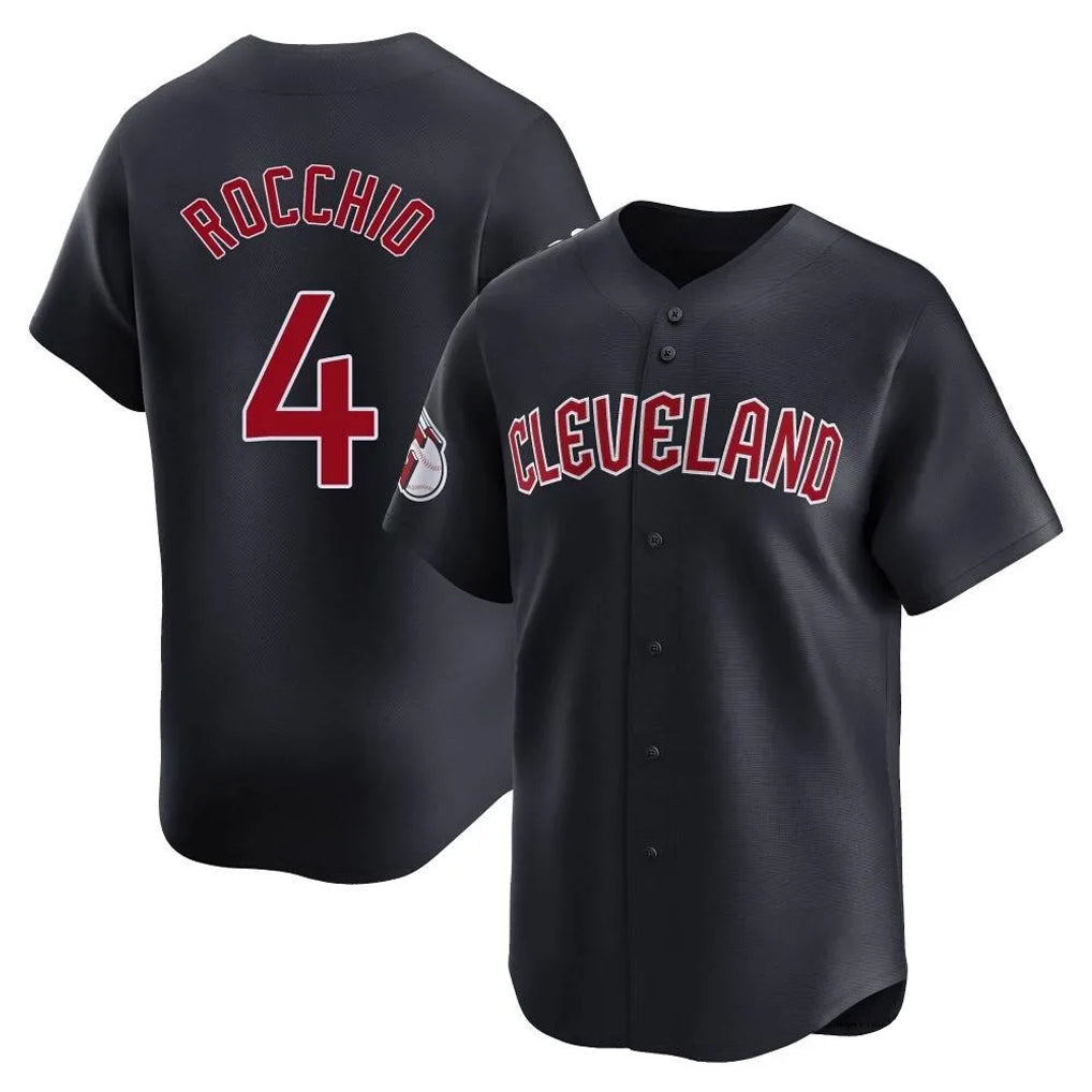 Cleveland Guardians #4 Brayan Rocchio Player Navy Limited Home Game Stitched Baseball Jersey
