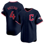 Cleveland Guardians #4 Brayan Rocchio Player Navy Limited Home Stitched Baseball Jersey