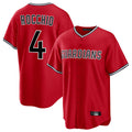 Cleveland Guardians #4 Brayan Rocchio Player Red Home Game Stitched Baseball Jersey