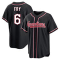 Cleveland Guardians #6 David Fry Player Black Fashion Out Home Game Stitched Baseball Jersey