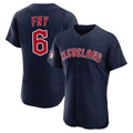 Cleveland Guardians #6 David Fry Player Navy Limited Elite Home Stitched Baseball Jersey