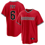 Cleveland Guardians #6 David Fry Player Red Home Game Stitched Baseball Jersey
