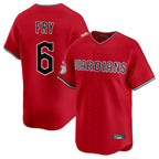 Cleveland Guardians #6 David Fry Player Red Limited Home Stitched Baseball Jersey