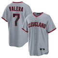 Cleveland Guardians #7 George Valera Player Gray Home Game Stitched Baseball Jersey