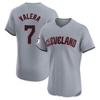 Cleveland Guardians #7 George Valera Player Gray Road Limited Elite Home Stitched Baseball Jersey
