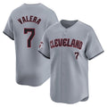 Cleveland Guardians #7 George Valera Player Gray Road Limited Home Stitched Baseball Jersey