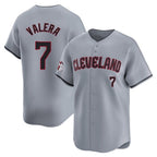 Cleveland Guardians #7 George Valera Player Gray Road Limited Home Stitched Baseball Jersey