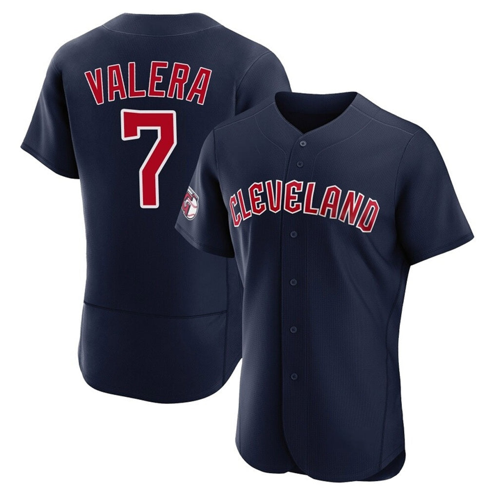 Cleveland Guardians #7 George Valera Player Navy Limited Elite Home Stitched Baseball Jersey