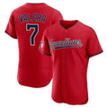 Cleveland Guardians #7 George Valera Player Red Limited Elite Home Stitched Baseball Jersey