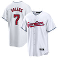 Cleveland Guardians #7 George Valera Player White Home Game Stitched Baseball Jersey