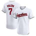 Cleveland Guardians #7 George Valera Player White Limited Elite Home Stitched Baseball Jersey