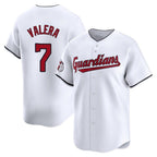 Cleveland Guardians #7 George Valera Player White Limited Home Stitched Baseball Jersey